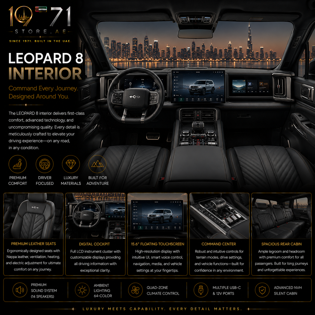 LEOPARD 8 - Interior