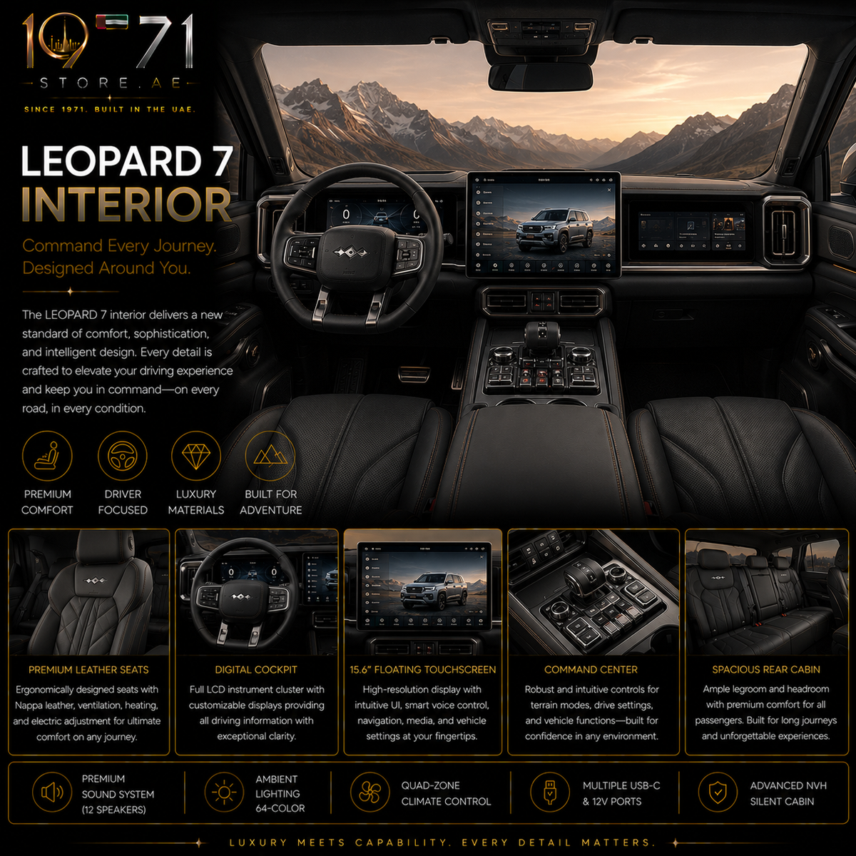 LEOPARD 7 - Interior