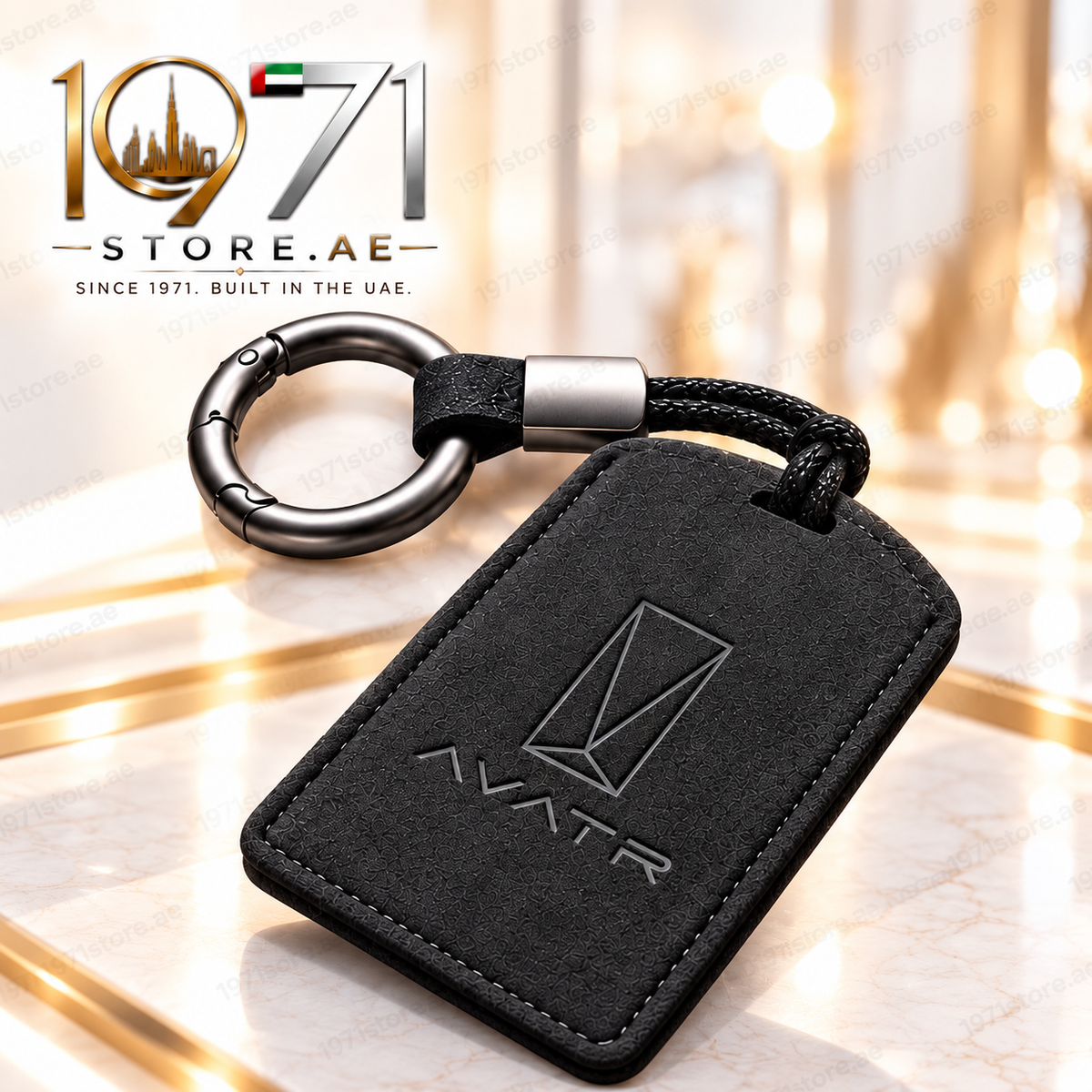 Premium Alcantara NFC Key Card Holder