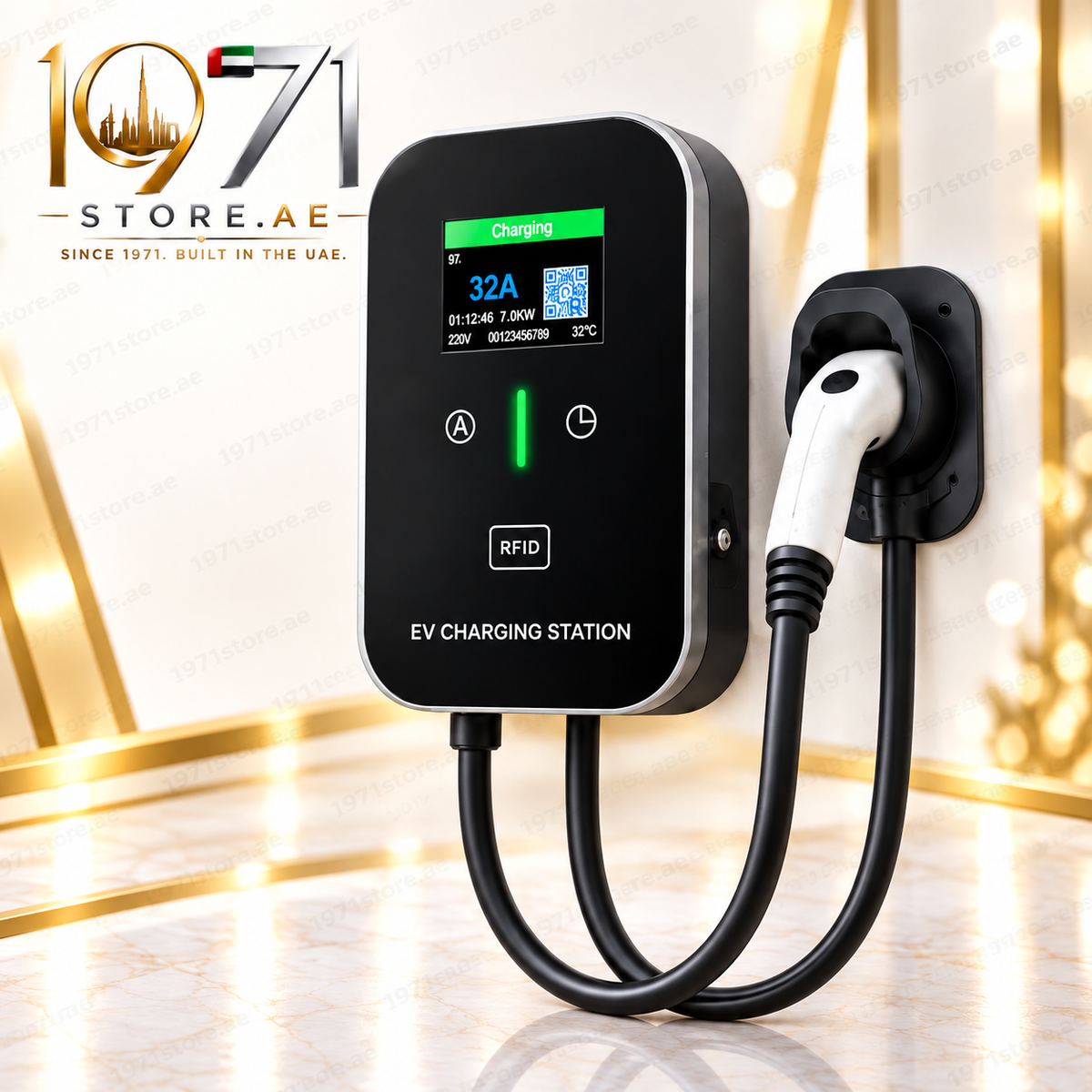 Premium 7kW Smart Home EV Charging Station